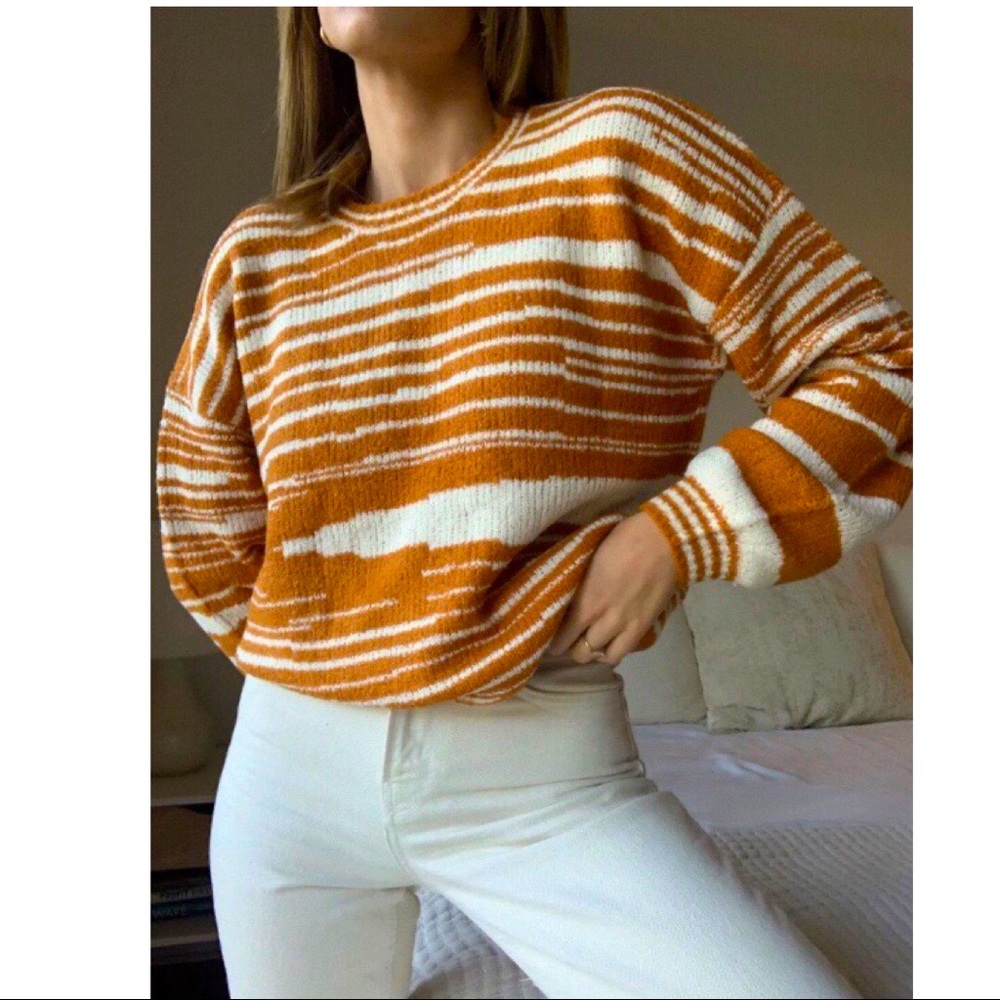 Amuse Society Striped Sweater
